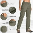 thumbnail image 4 of FEN AI Women Zip Off Pants Lightweight 6 Pockets Cargo Pant for Fishing Travel Convertible Shorts Quick Drying for Summer Outdoor, 4 of 9