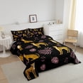 thumbnail image 3 of Erosebridal Literie Guépard Jungle Ensemble de Couette Très Grand, Animal de la Forêt, Décoration de Chambre Imprimée Léopard, Réversible 3 Pcs, 3 of 7