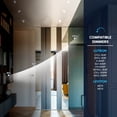 thumbnail image 5 of LUXRITE 1-Head Adjustable Recessed LED Light, 5CCT, 3W, 200LM, 355 Rotation & 80 Tilt, Dimmable, IC Rated, ETL 4 Pack, 5 of 7