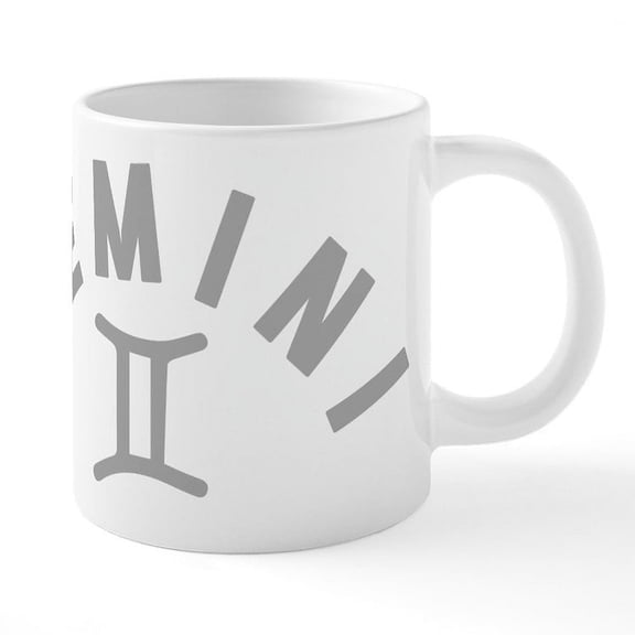 CafePress - Gemini - 20 Oz White Ceramic Mega Mug