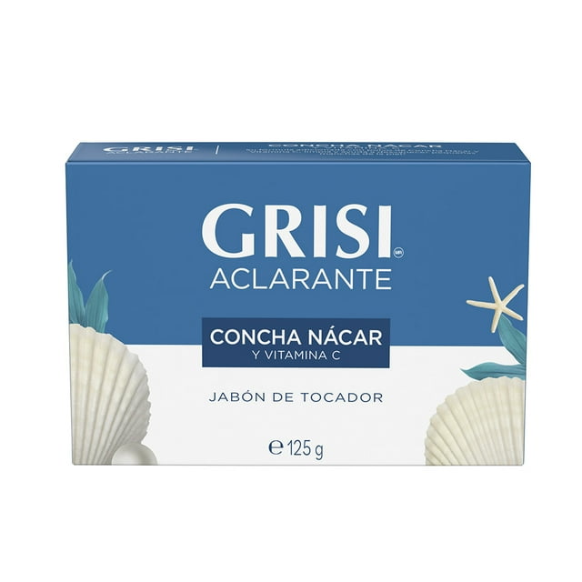 Jabón de tocador Grisi concha nácar aclarante 125 g