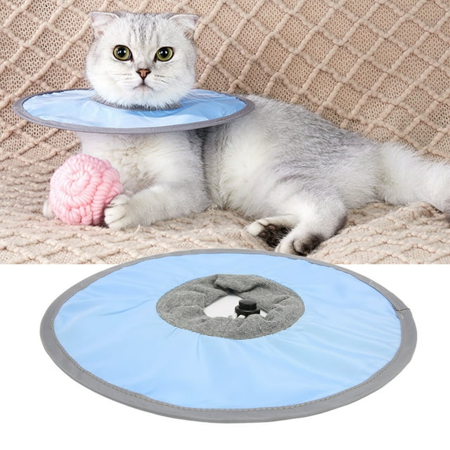 Collier Élisabéthain pour Chat en Polyester Doux, Collier Protecteur Ajustable pour Animaux de Compagnie, Chats Adultes, Chiens