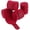 Red-4pcs, variant on Livestock Sheep and Goat Leg Wrap Polyester Equine Leg Bandages With AntiSlip Design For Training