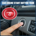 thumbnail image 3 of Unique Bargains 1 Set Engine Start Stop Button Cover for Toyota Vellfire 30 Series Aluminum Alloy Red, 3 of 7