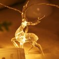 thumbnail image 4 of Cadena de luces LED navideñas BuyWeekMX luces de reno para interiores luces de cadena LED Materiales ecológicos, 4 of 9