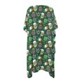 thumbnail image 2 of HELLHERO High Quality Fabrics Bathing Suit Cover Up for Summer Casual Loose Flowy Irish Symbols, 2 of 6