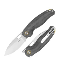Kizer Seagull EDC Folding Pocket Knife 14C28N Blade Micarta Handle V3770A1