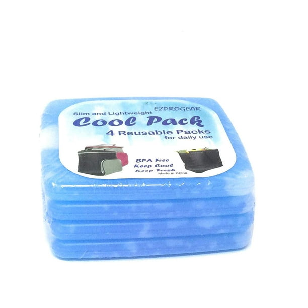 Ezprogear Slim Cooler Packs Reusable Ice Pack for Lunch Bag (Slim