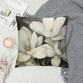 thumbnail image 2 of Fenyluxe Magnolia Pillow Covers Short Plush for Couch Sofa Indoor Outdoor Home Decor 1PC 12x12in, 2 of 5