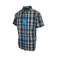 thumbnail image 2 of Columbia Men's Collegiate Navy Multi Plaid Rapid Rivers II S/S Shirt (462), 2 of 12
