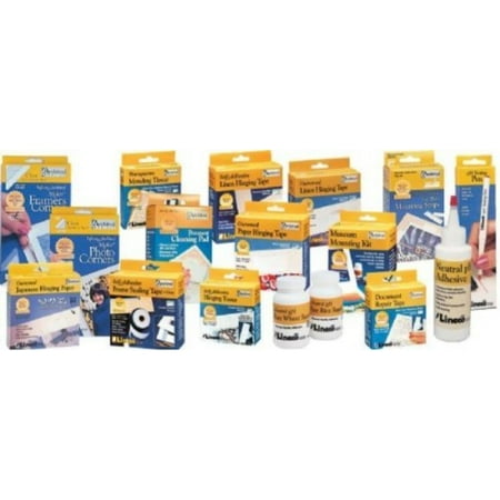 - lineco archival material: safe acrylic self-adhesive linen tape, 1 1/4 x 400 by lineco