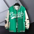 thumbnail image 4 of Abrigo de béisbol informal de Hip Hop para hombre, cazadora de uniforme de béisbol Unisex ajustada, tendencia juvenil, ropa universitaria de otoño, 4 of 5
