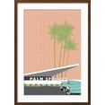 thumbnail image 2 of Art.com Palm Springs With Convertible Art Print by Jen Bucheli, Brown Frame Wall Art, 21" x 29", 2 of 5