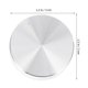 thumbnail image 3 of 6pcs 30mm Diameter Aluminum Alloy Circle Disc Glass Tops Adapter For Tea Tables Furniture Coffee Table Cake Display Cabinet, 3 of 5