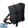 thumbnail image 2 of Pair Military Pannier Canvas Bag Black For Royal Enfield Classic 350 500CC EFI, 2 of 4