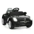 thumbnail image 1 of Gymax Kids Ride on Car Mercedes-Benz SLS w/ R/C Parental Remote Control MP3 Black, 1 of 9