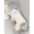 thumbnail image 2 of 1pc Khaki Cable Knit Pet Four-legged Fleece Pullover, Suitable For Cats And Dogs, For Daily Wear, 2 of 5