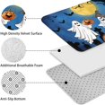 thumbnail image 5 of Halloween Ghosts and Pumpkins in Graveyard Bathroom Rugs Sets 3 Piece,Toilet Cover Set,Absorbent Non Slip Bathroom Mats Sets with U-Shaped Contour Rug Toilet Rug Set, 5 of 5
