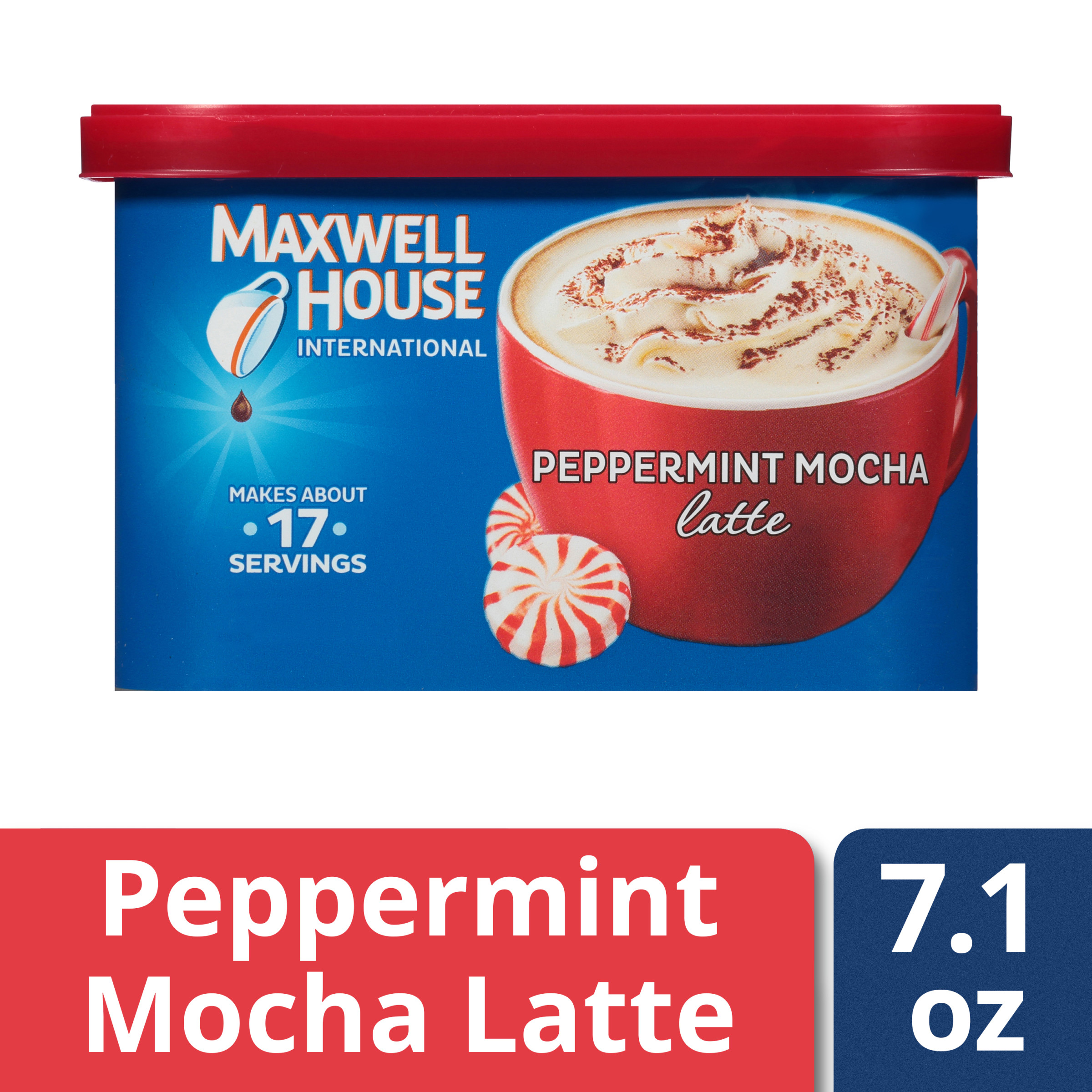 Maxwell House International Peppermint Mocha Latte Cafe Style Beverage