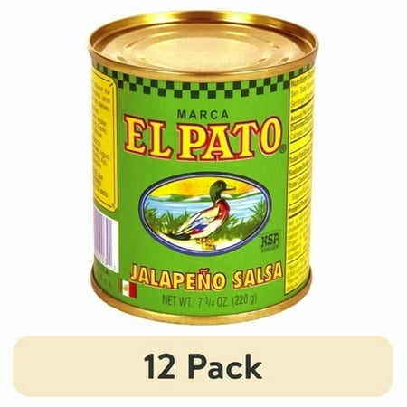 (12 pack) El Pato Green Jalapeno Sauce 7.75 oz