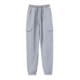 thumbnail image 2 of Odeerbi 6-15 Años Niños Niñas Pantalones Deportivos Cargo Pantalones Deportivos Algodón Workout Athletic Sports Jogger Pantalones Casual Joggers Con Bolsillo, 2 of 5