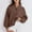 Brown 1, variant on EQWLJWE Women's Quarter Zip Long Sleeve Sweatshirt Oversized Casual 2023 Fall Winter Fashion Hoodies Pullover Gir Winter Clothes Plus Size Oversized Sweatshirts For Women Halloween