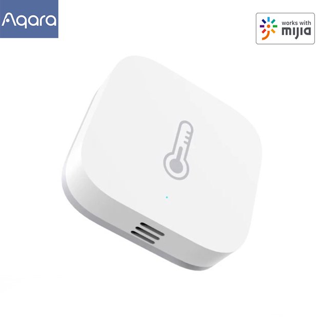Sensor de temperatura y humedad Aqara Detección de temperatura y humedad en tiempo real Zigbee