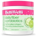 thumbnail image 3 of (2 pack) BelliWelli Daily Fiber Supplement with Probiotics, Electrolytes, and Collagen - Cucumber Lime Cooler, 6.4 oz, 3 of 11