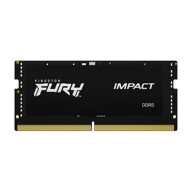 Memoria DDR5 CL40 Kingston Technology Fury Impact de 32 GB a 5600 MT/s para portátil (módulo único) | Menor consumo | Intel XMP 3.0 | Plug and Play | KF556S40IB-32