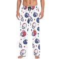 thumbnail image 7 of FORMRS Mens Pajama Pants with Pockets Soft Cotton Sleepwear Lounge Bottoms, Sizes S-2XL, Cartoon American Football Helmets, 7 of 7