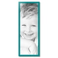 thumbnail image 2 of ArtToFrames 13" x 36" Aqua Picture Frame, 13x36 inch Green Wood Poster Frame (WOM-4428), 2 of 8