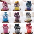 thumbnail image 5 of KYGABAK 4 Pairs Christmas Fuzzy Cupcake Socks for Women Girl Fluffy Slipper Socks DIY Gift Boxes for Winter Valentines-Style D, 5 of 6