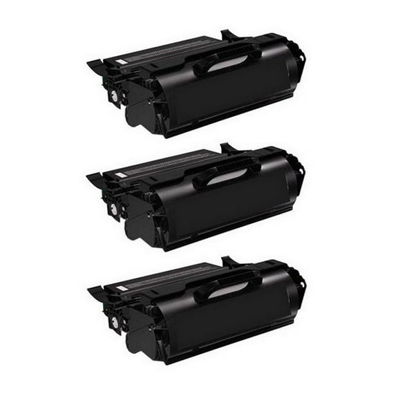 PrinterDash Compatible Replacement for T654DN/T654DTN/T656DNE/TS654DN/TS656DNE Jumbo Extra High Yield Toner Cartridge (3/PK-40000 Page Yield) (T654X80GJ_3PK)