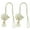 Beige1, variant on Stylish Set of 2 Curtain Tie Backs Floral Pearls Detailing Window Drapery Holdbacks Ties Without Tool Mounting