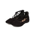 thumbnail image 5 of New Girl Betani Britt-1T Faux Suede Gilly Tie Ballerina Flat (Toddler), 5 of 5