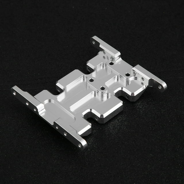Soporte de caja de cambios de coche RC de aleación de aluminio Soporte de montaje de caja de cambios de coche RC para camión RC Coche de orugas RC Vehículo de control remoto ANGGREK Otros