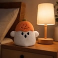 thumbnail image 3 of Halloween Pumpkin Ghost Plush Doll, 11.81 in Cute Spooky Stuffed Character Toy, Soft Pumpkin and Ghost Plushie for Party Favors, Home Decor and Halloween Gift，B, 3 of 8