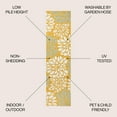 thumbnail image 2 of JONATHAN Y SANTA MONICA 2 x 10 Runner Rug, Zinnia Floral Textured Weave - Yellow/Cream, SMB110G-210, 2 of 3