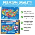 thumbnail image 2 of United States Puzzle for Kids - 70 Piece - USA Map Puzzle 50 Momo y Nashi Momo y Nashi, 2 of 6