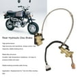 thumbnail image 3 of Frenos de disco hidráulicos freno de disco hidráulico trasero de alta precisión resistente a altas temperaturas con soporte para Trail Mini Bike Monkey Z50 ANGGREK Otros, 3 of 8