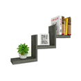 thumbnail image 1 of SET 3 Repisas Flotantes Libreros en Escalera Empotrables en Pared Repisas Flotantes PAGODA Moderno Minimalista, 1 of 2