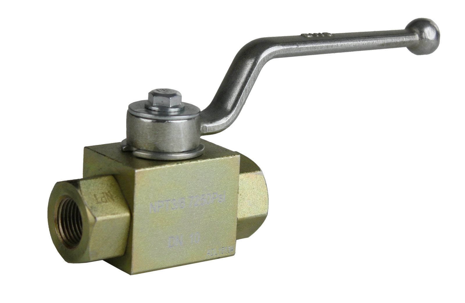 Raptor Blast High Pressure Brass Ball Valve, 3/8" Female X Female