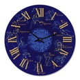 thumbnail image 2 of Designart 'Zodiac With Constellations And Zodiac Signs' Modern Wall Clock, 2 of 5