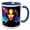 Blue/White, variant on 3drose, Chic Alien Astronaut Woman in Space Suit. a Galaxy in the Background, 15oz Mug