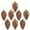 As shown, variant on LOLIPPYY 8pcs Christmas Cone Festival Tree Hanging Ornaments Christmas Tree Hanging Pine Cones