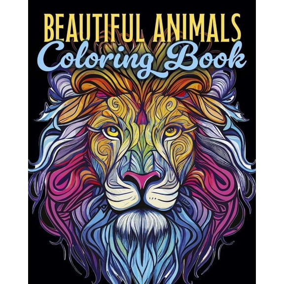 Sirius Creative Coloring Beautiful Animals Coloring Book, (Paperback)
