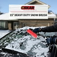 thumbnail image 4 of Oskar Heavy Duty 35 inch Snow Brush with Ice Scraper, Red Black Gray, 4 of 8