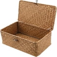 thumbnail image 1 of Handmade Natural Seagrass Basket, Multipurpose Baskets for Storage Solutions in Kitchen, 1 of 7