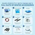 thumbnail image 6 of Swimline Hydrotools Winter Leaf Net, Cover for 16x24’ Above Ground Pool, 20x28’, Black, 6 of 7