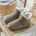 thumbnail image 2 of AUXDIQ Women Men Winter Boots Slippers Home Warm Fleece Booties Slipper Anti Slip House Shoes Indoor Outdoor, 2 of 5